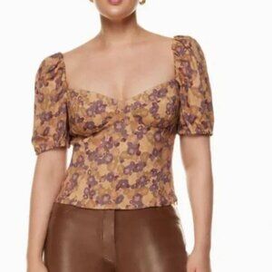 Aritzia Wilfred Novella Short sleeve Blouse